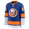 Män Ishockey New York Islanders tröja med eget tryck Fanatics Premium 2024-25 Blå Hemma